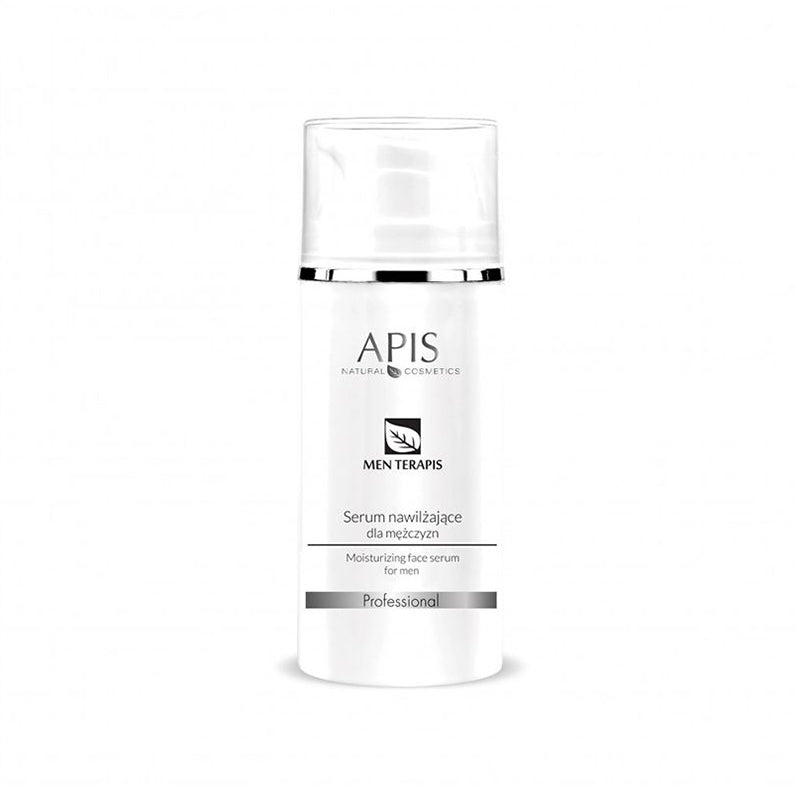Drėkinamasis veido serumas vyrams su Negyvosios jūros mineralais 100 ml – APIS Men Terapis
