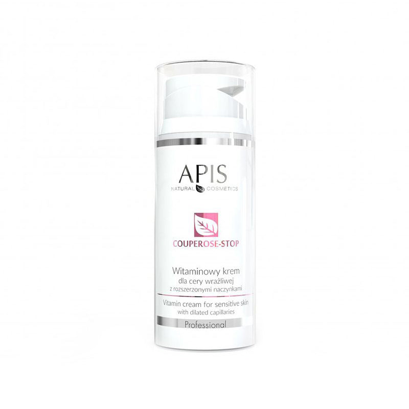 Vitamininis veido kremas su vitaminu C ir ceramidais 100 ml – APIS Couperose-Stop