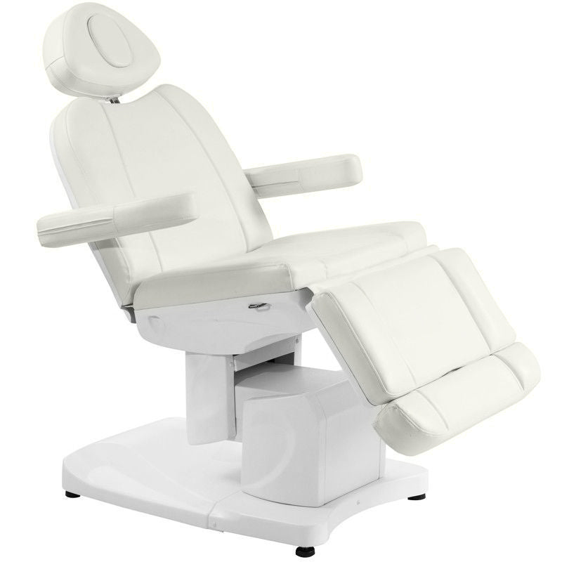 AZZURRO 708A elektrinis kosmetologinis gultas, 4 el. varikliai, baltas