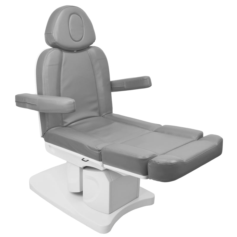 AZZURRO 708A elektrinis kosmetologinis gultas, 4 el. varikliai, šildomas, pilkas