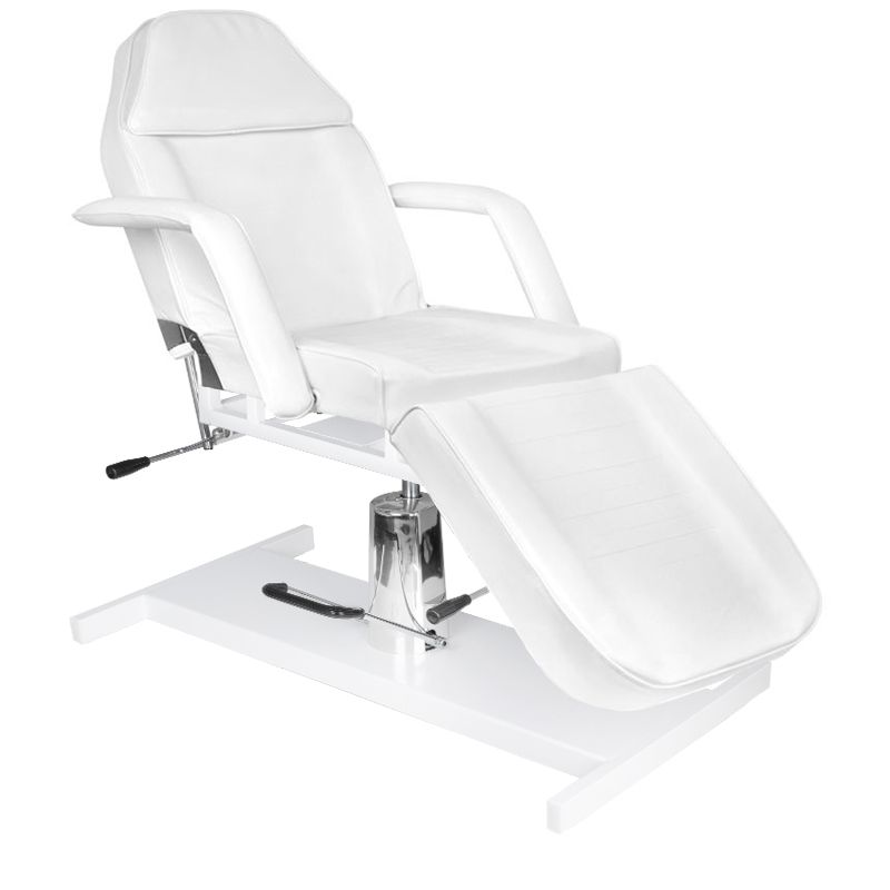 Hidraulinė kosmetologinė kėdė - gultas Basic 210 (balta)