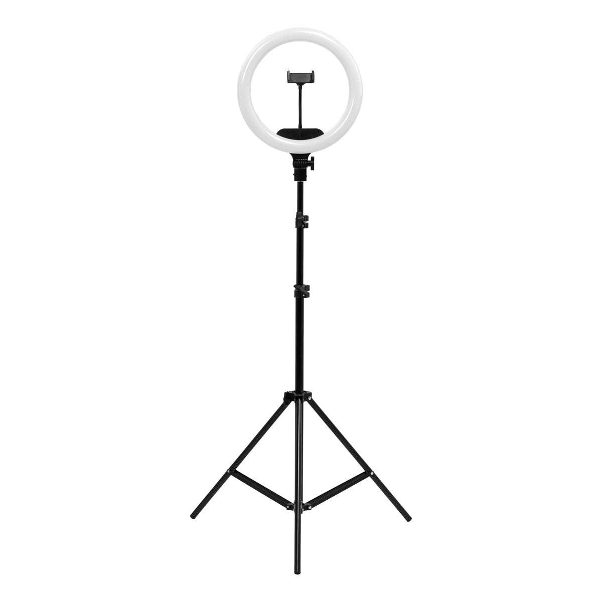 Ring Light 13″ LED žiedinė lempa su stovu, 36 W, juoda – 2 vaizdas