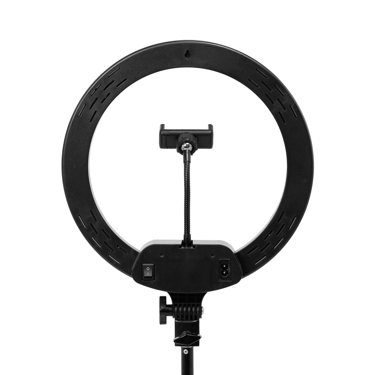 Ring Light 13″ LED žiedinė lempa su stovu, 36 W, juoda – 5 vaizdas