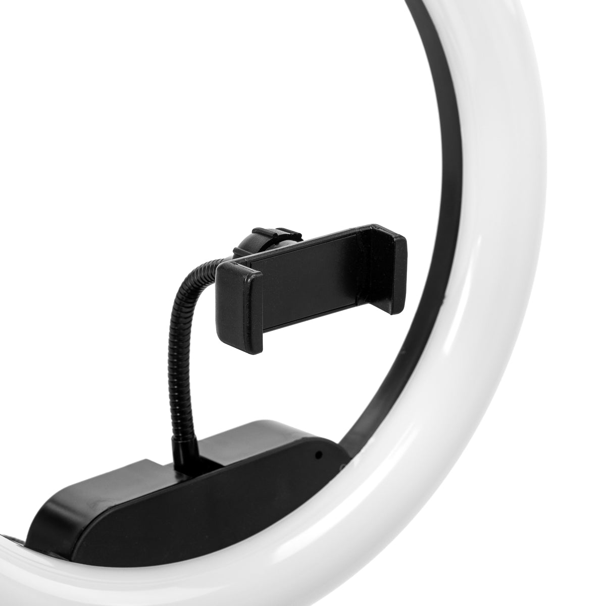 Ring Light 13″ LED žiedinė lempa su stovu, 36 W, juoda – 10 vaizdas