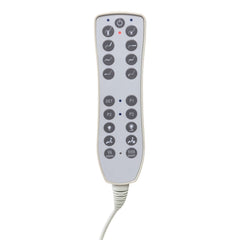 Elektrinis kosmetologinis gultas AZZURRO 708B EXCLUSIVE, šildomas, 4 el. motorai (balta)