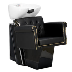 Kirpyklos plautuvė Kiva, juoda