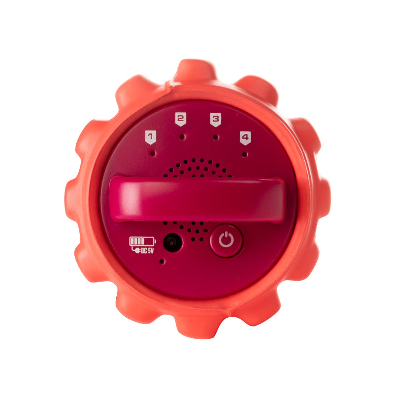 Vibrant orange exercise roller