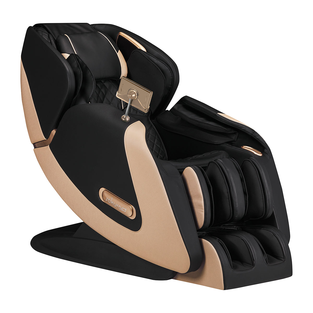 Masažo krėslas Sakura Luxury 808 – juodas ir smėlio