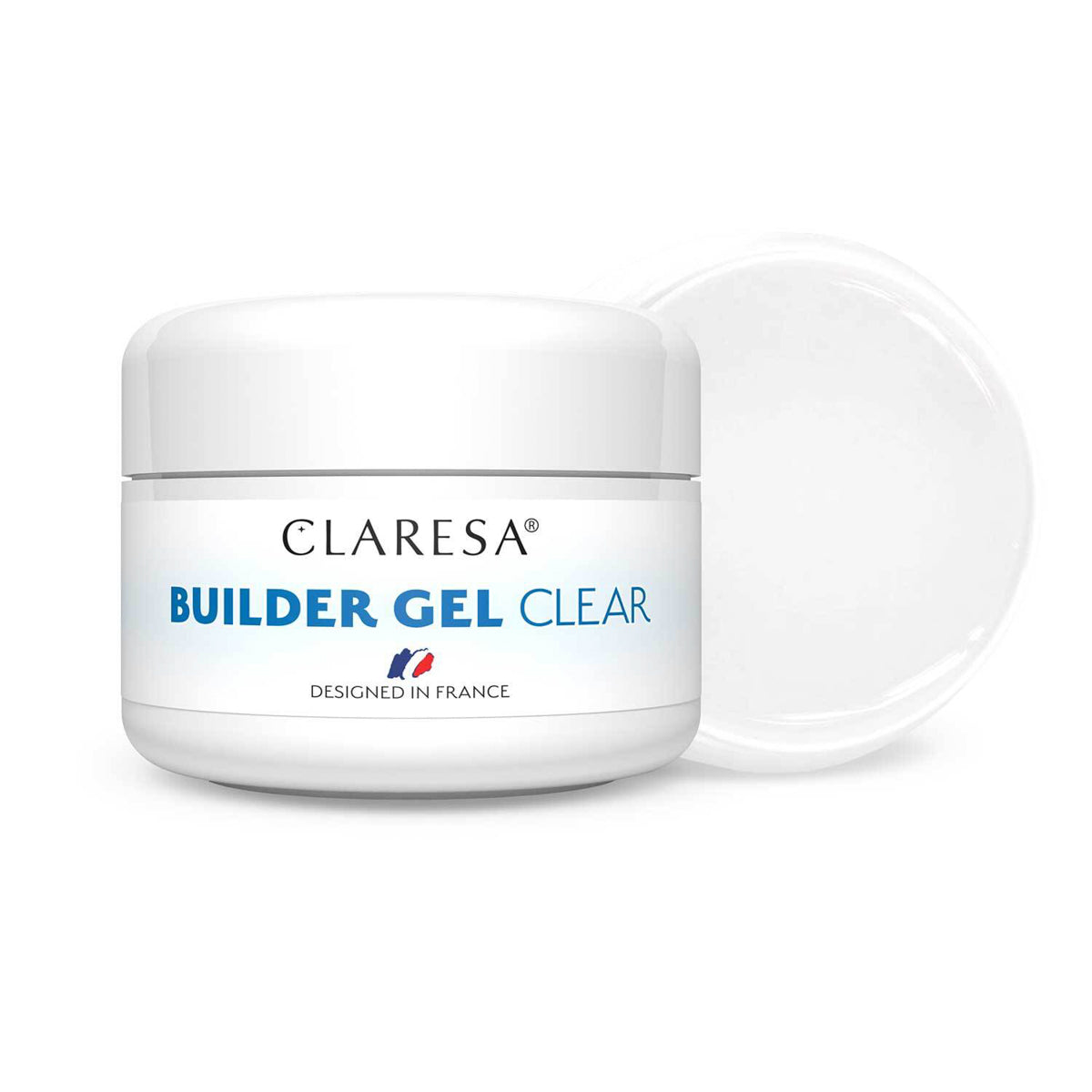 CLARESA Builder Gel Clear skaidrus statybinis nagų gelis, 15 g