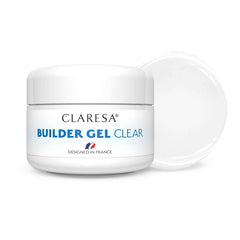 CLARESA Builder Gel Clear skaidrus statybinis nagų gelis, 15 g