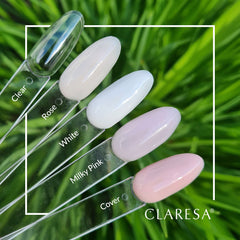 CLARESA Builder Gel Clear skaidraus nagų gelio pakuotė