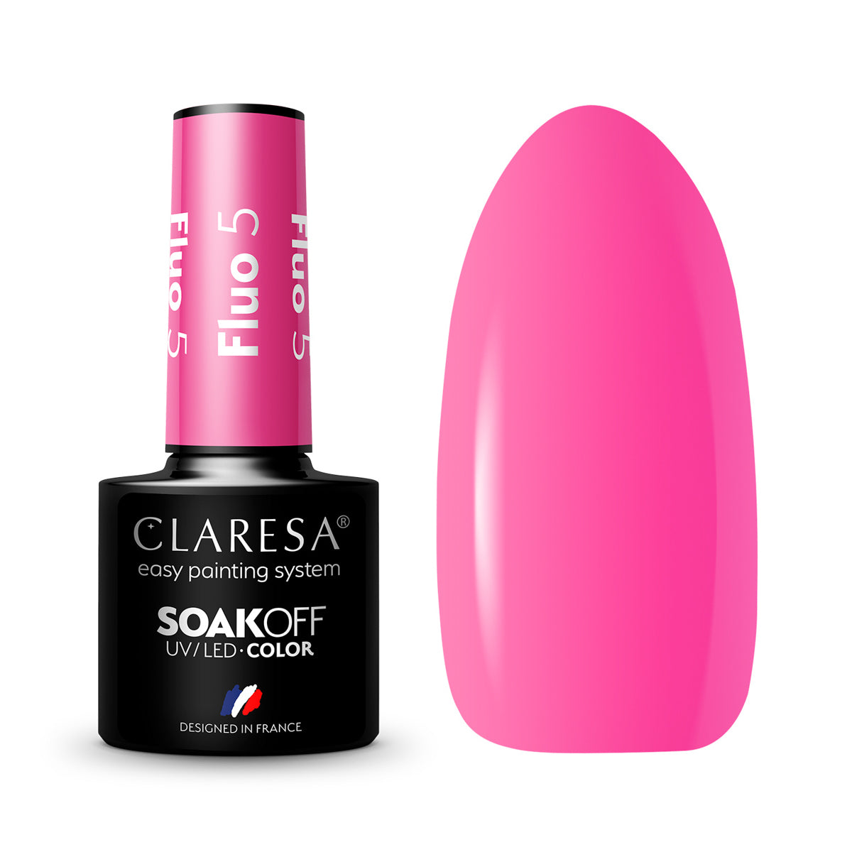 CLARESA Hybrid nail polish FLUO 5 -5g