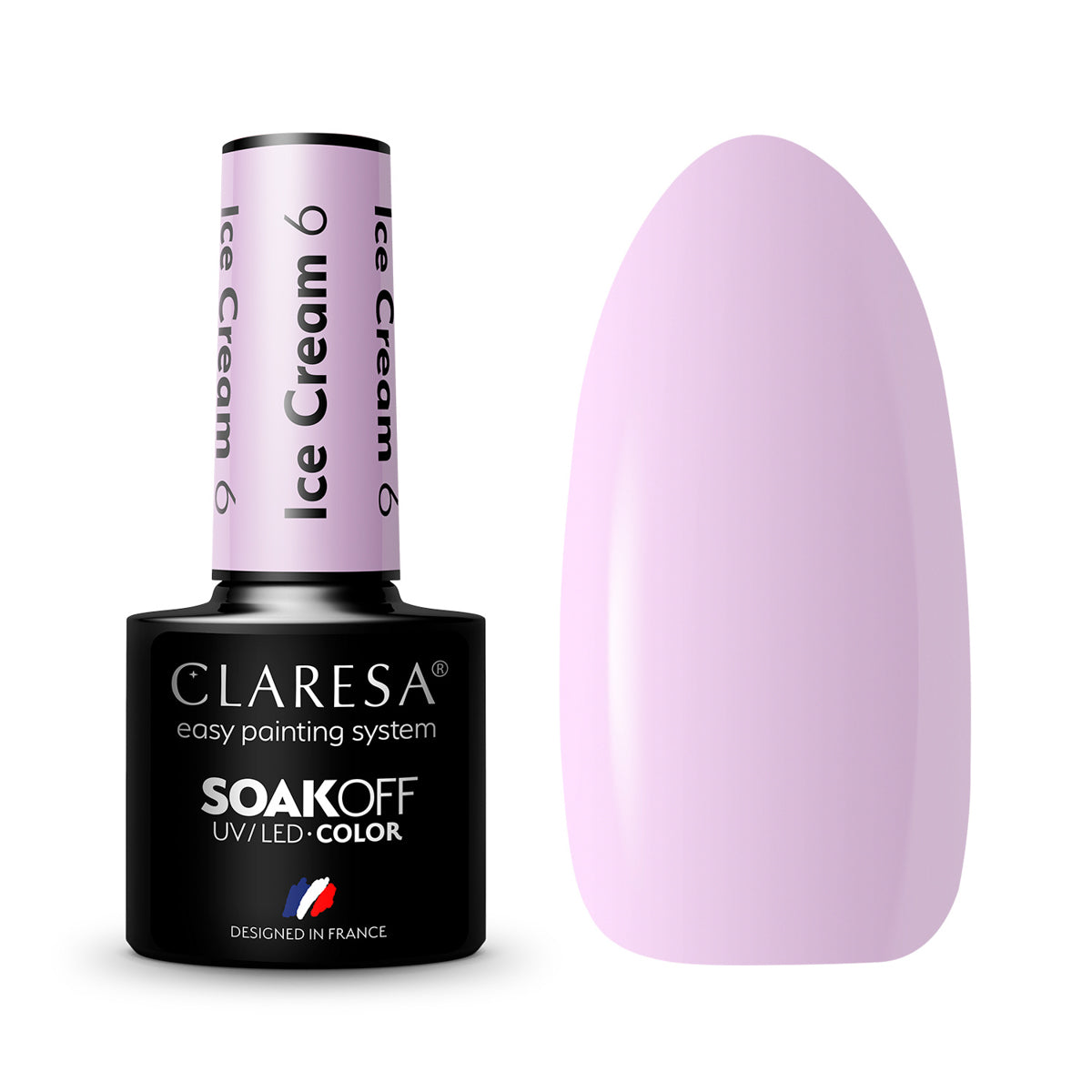 CLARESA hybrid polish Ice cream 6 -5g