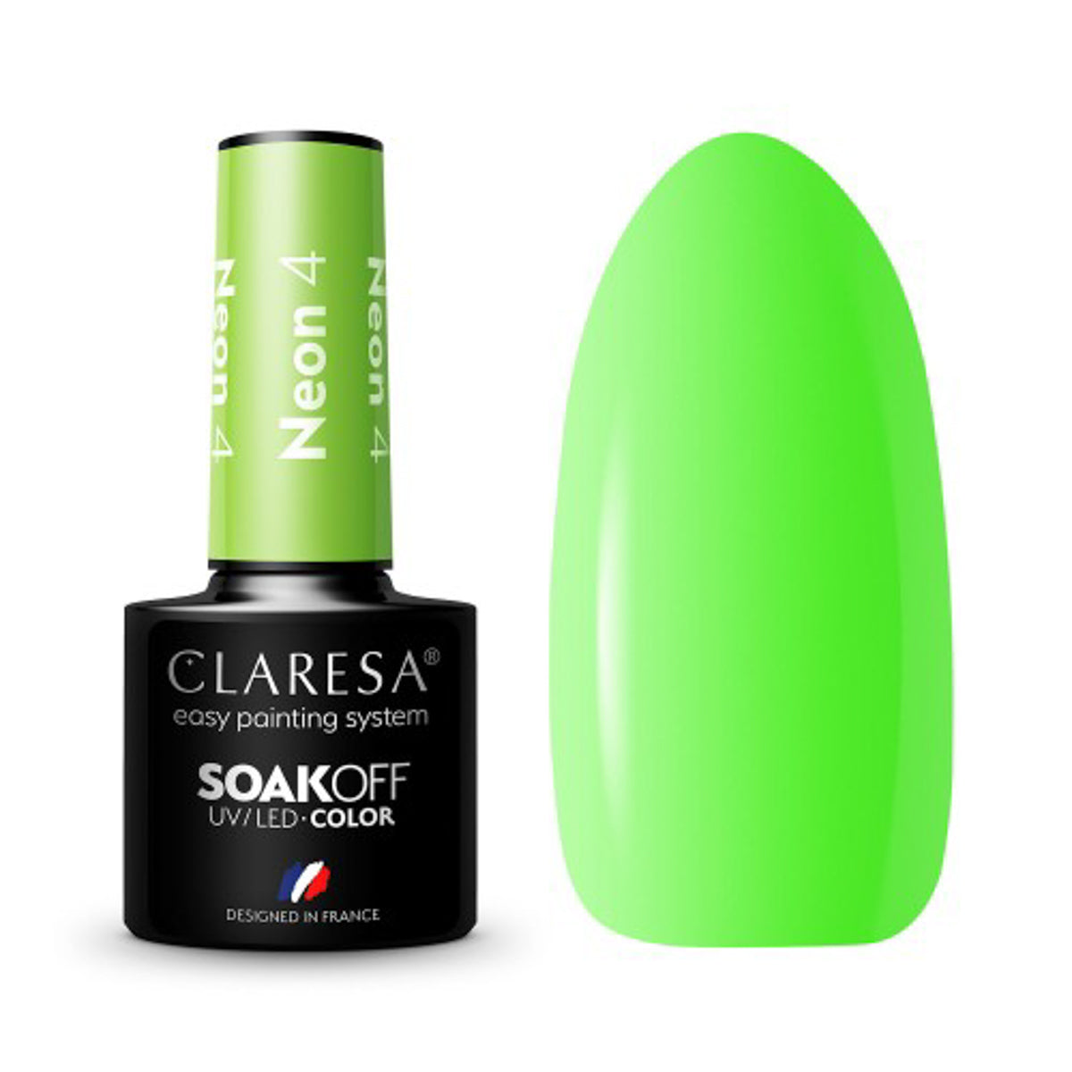 CLARESA Hybrid nail polish NEON 4 -5g