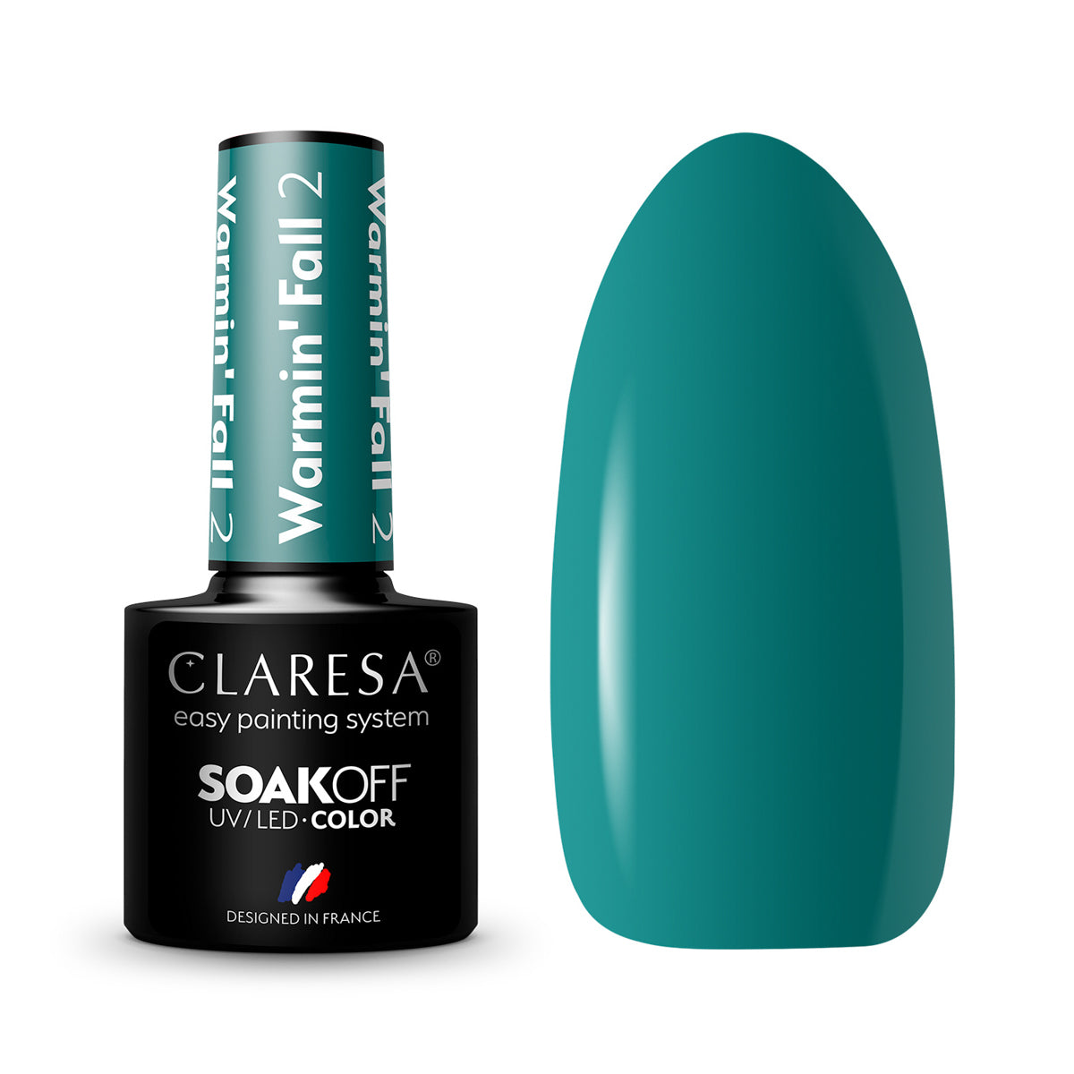 CLARESA Hybrid nail polish WARMIN "FALL 2 -5g