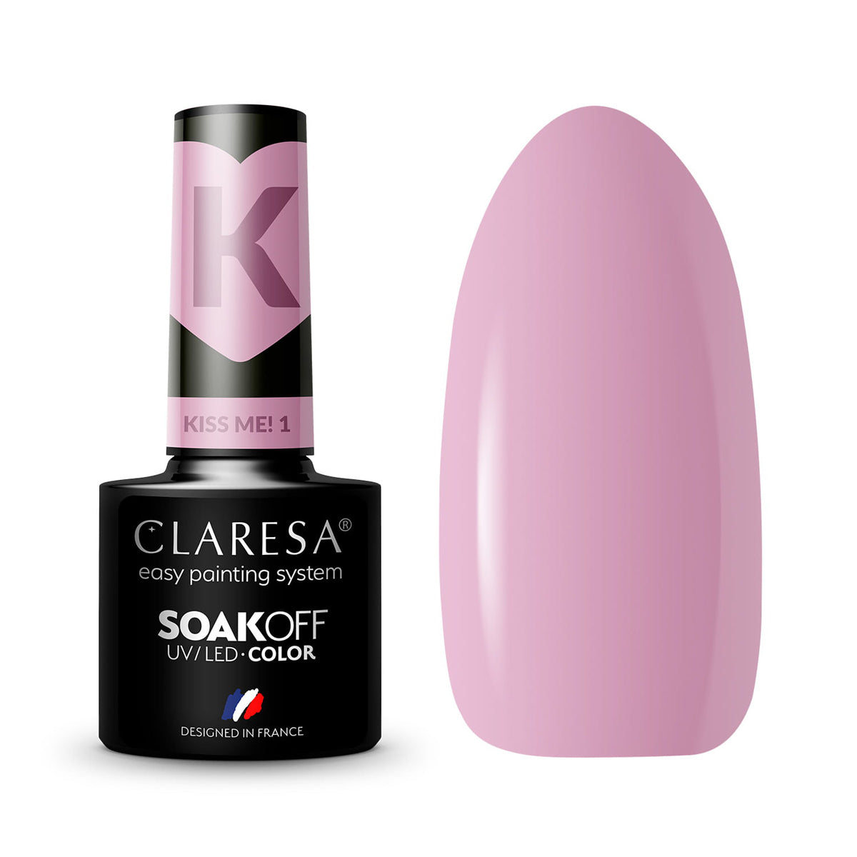 Hibridinis lakas CLARESA Kiss Me! 1, 5 g