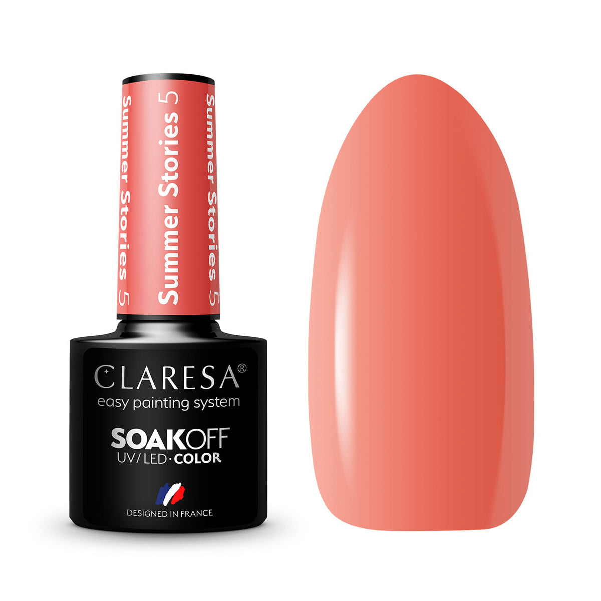 Hibridinis lakas CLARESA Summer Stories 5, 5 g
