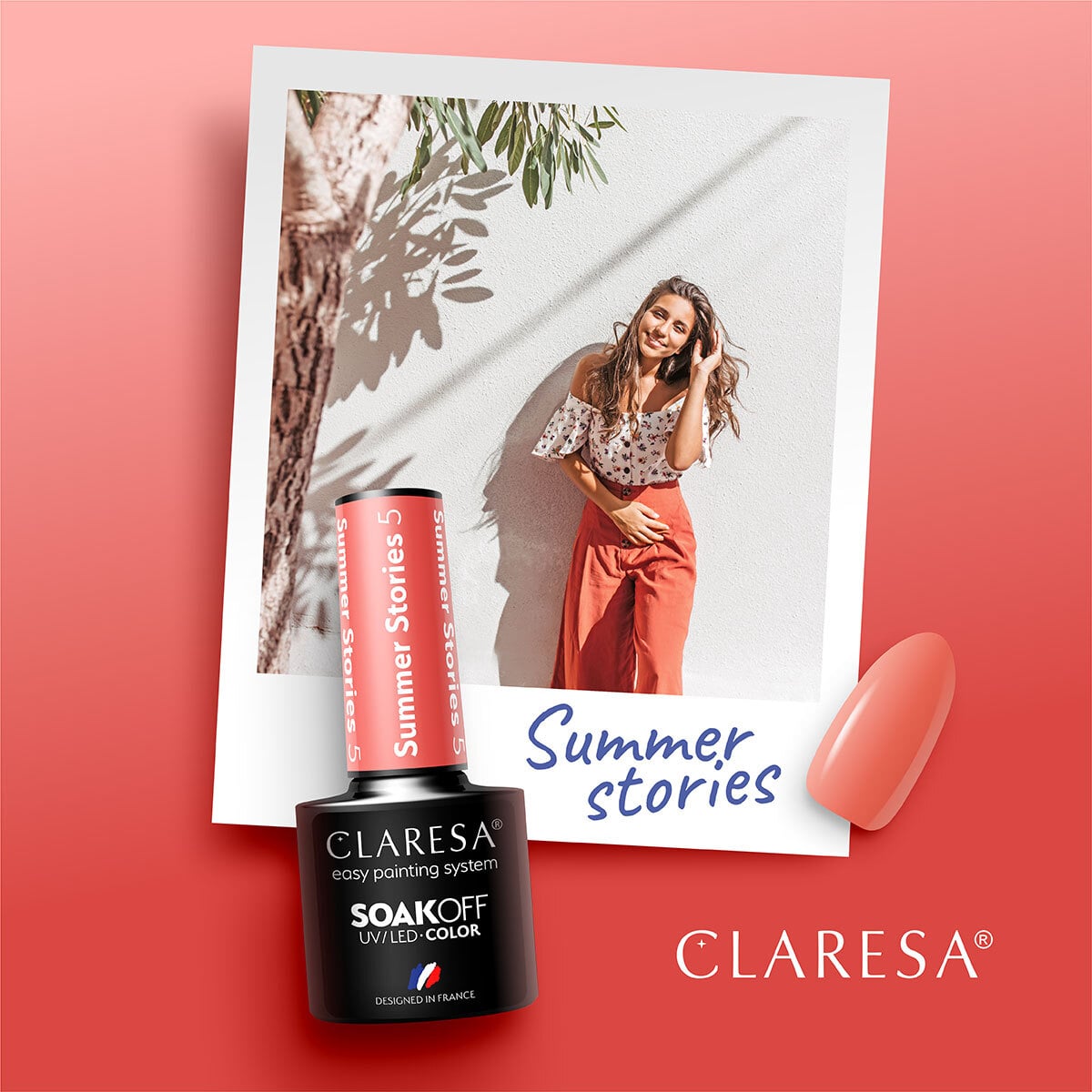 Hibridinis lakas CLARESA Summer Stories 5, 5 g