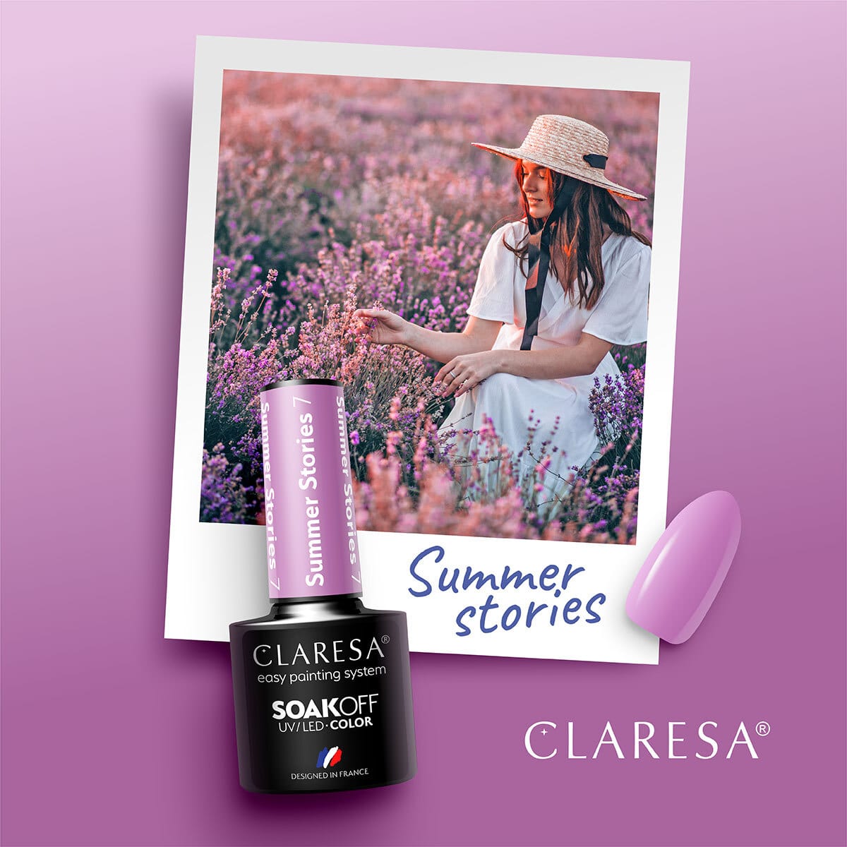Hibridinis lakas CLARESA Summer Stories 7, 5 g