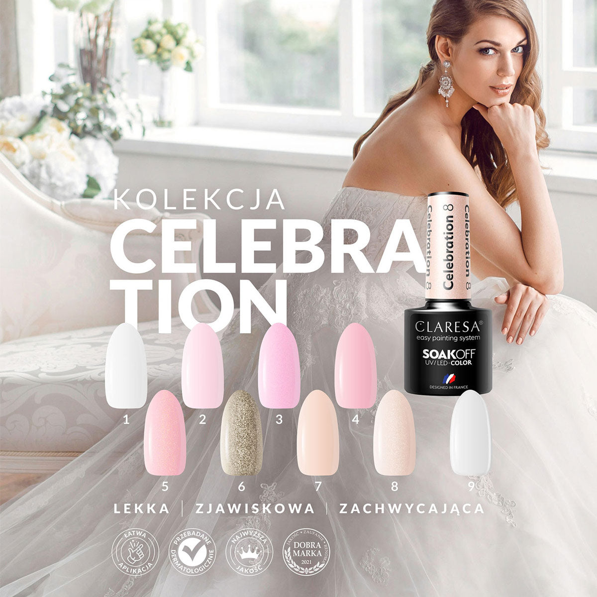 Hibridinis lakas CLARESA Celebration 4, 5 g