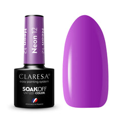 Hibridinis nagų lakas CLARESA NEON 12 – 5 g