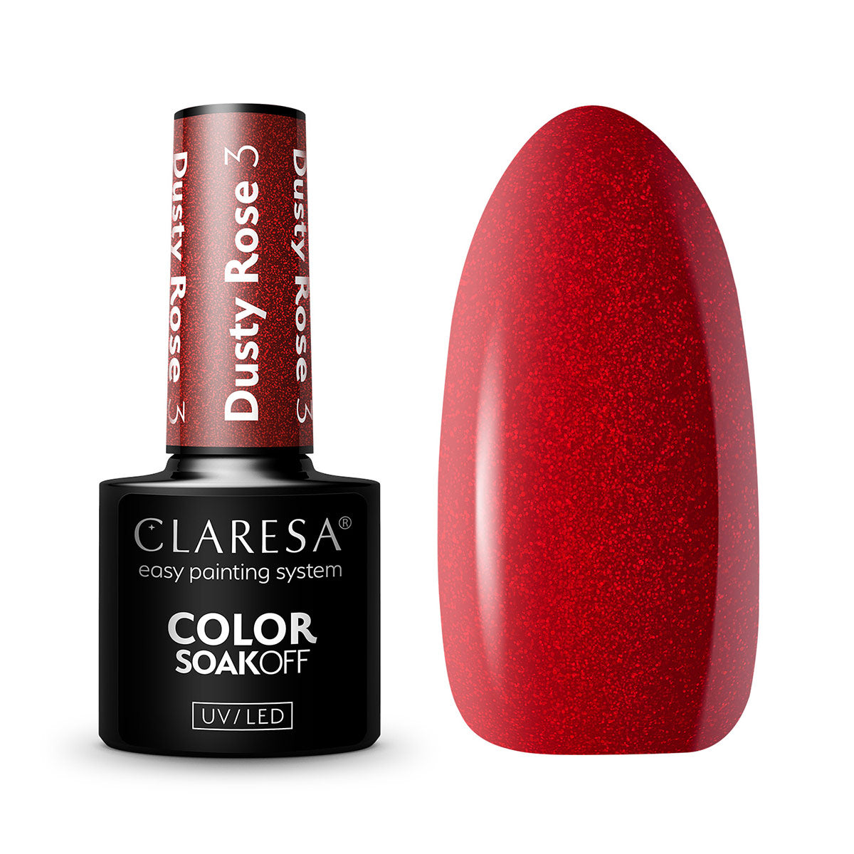 Hibridinis nagų lakas dulkėtos rožės spalvos – Claresa Dusty Rose