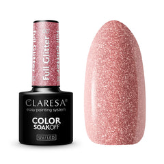 Hibridinis gelinis lakas CLARESA Full Glitter 8, 5 g