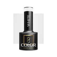 OCHO NAILS Hibridinis nagų lakas BALTAS 001 -5 g