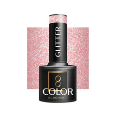 OCHO NAILS Hibridinis nagų lakas GLITTER G07 -5 g