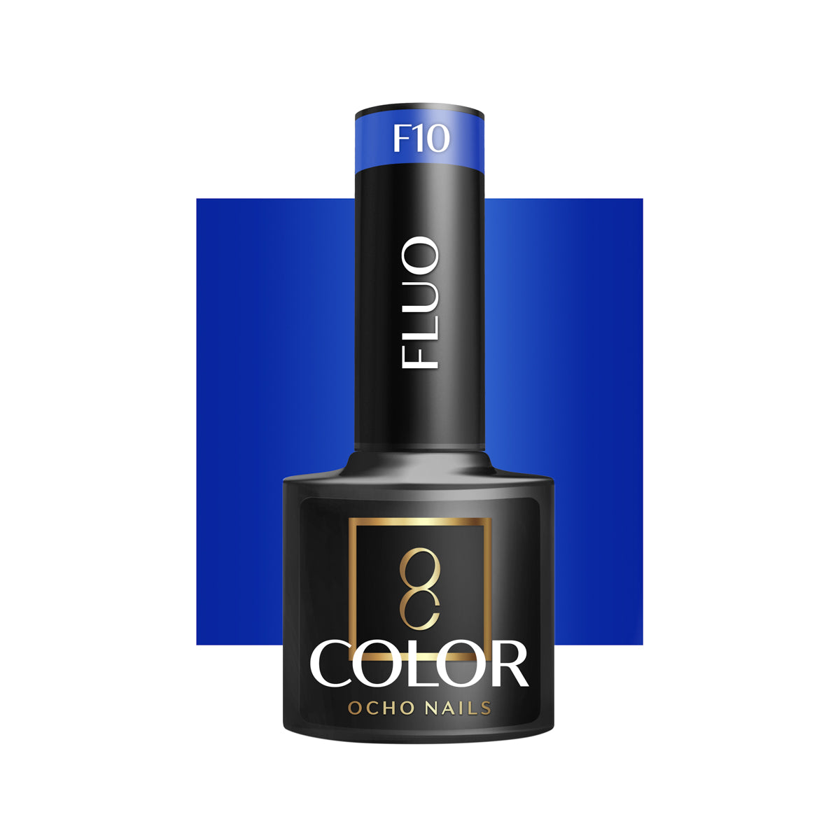 OCHO NAILS Hibridinis nagų lakas, neoninis FLUO F10 -5 g