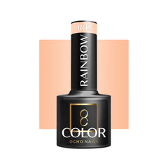 OCHO NAILS Hibridinis nagų lakas, koralinė RAINBOW R02 -5 g