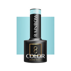 OCHO NAILS Hibridinis nagų lakas, žydras RAINBOW R11 -5 g