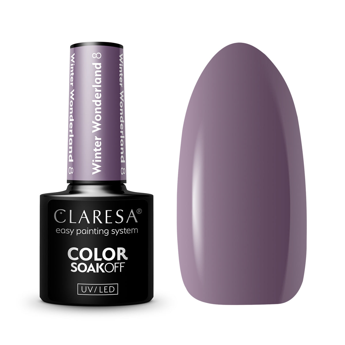 Hibridinis gelinis lakas CLARESA Winter Wonderland 8, 5 g