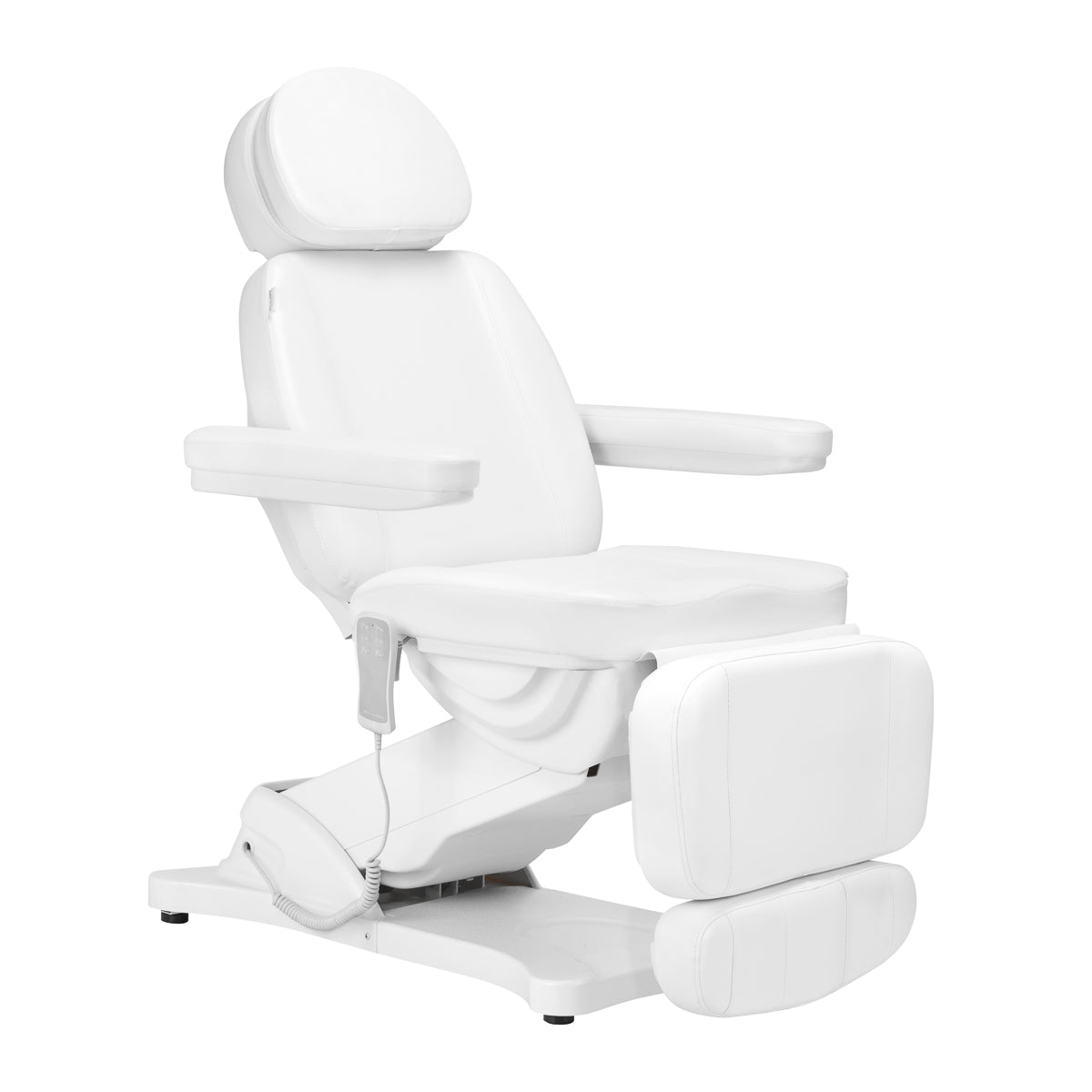 Elektrinė kosmetologinė kėdė SILLON CLASSIC 3 el. varikliai, (balta)