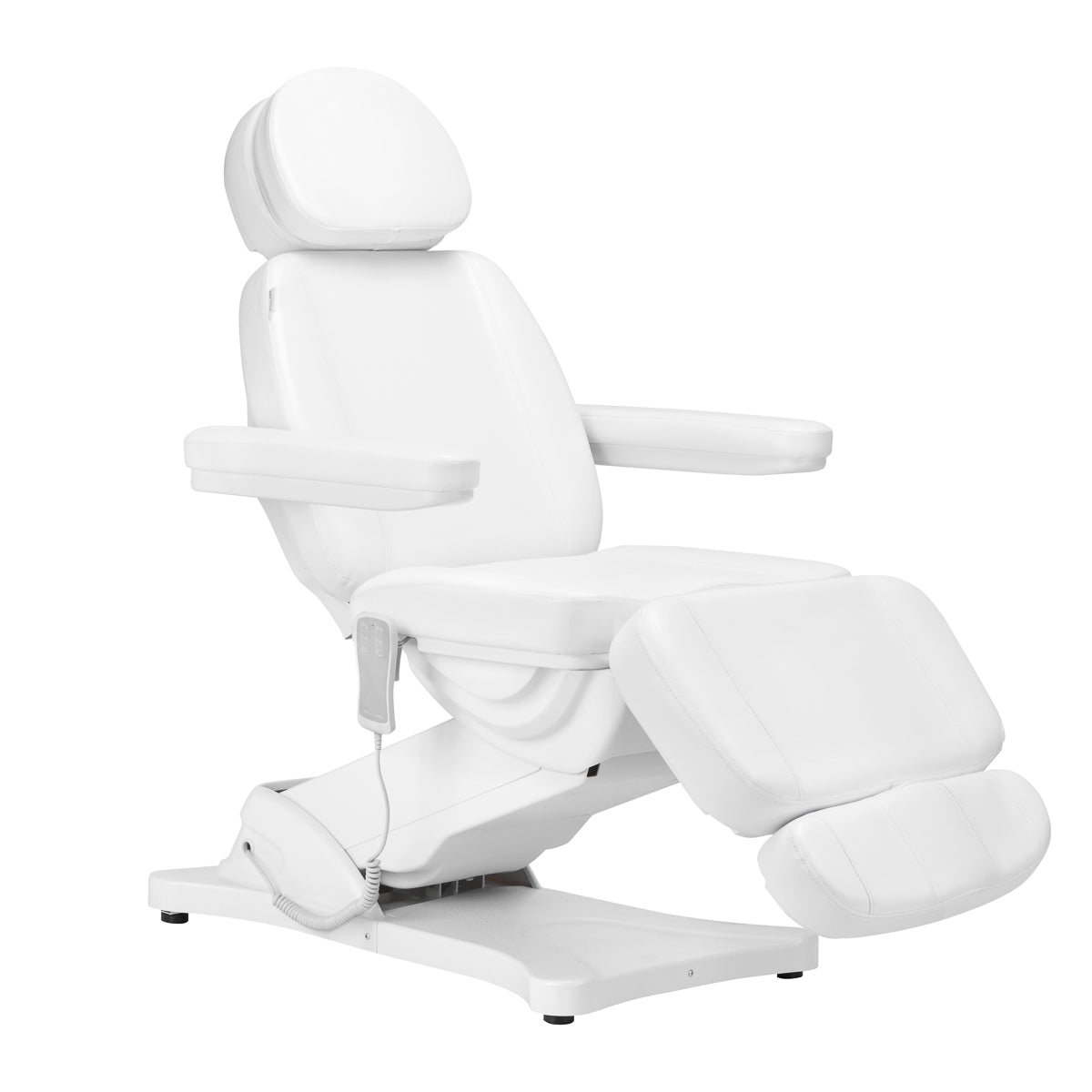 Elektrinė kosmetologinė kėdė SILLON CLASSIC 3 el. varikliai, (balta)