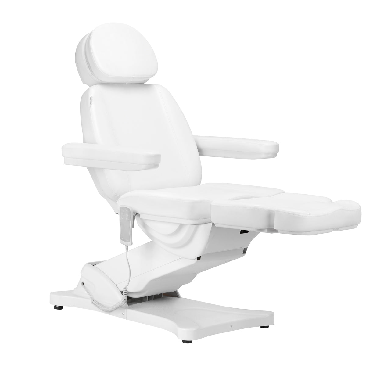 Elektrinė kosmetologinė kėdė SILLON CLASSIC 3 el. varikliai, (balta)