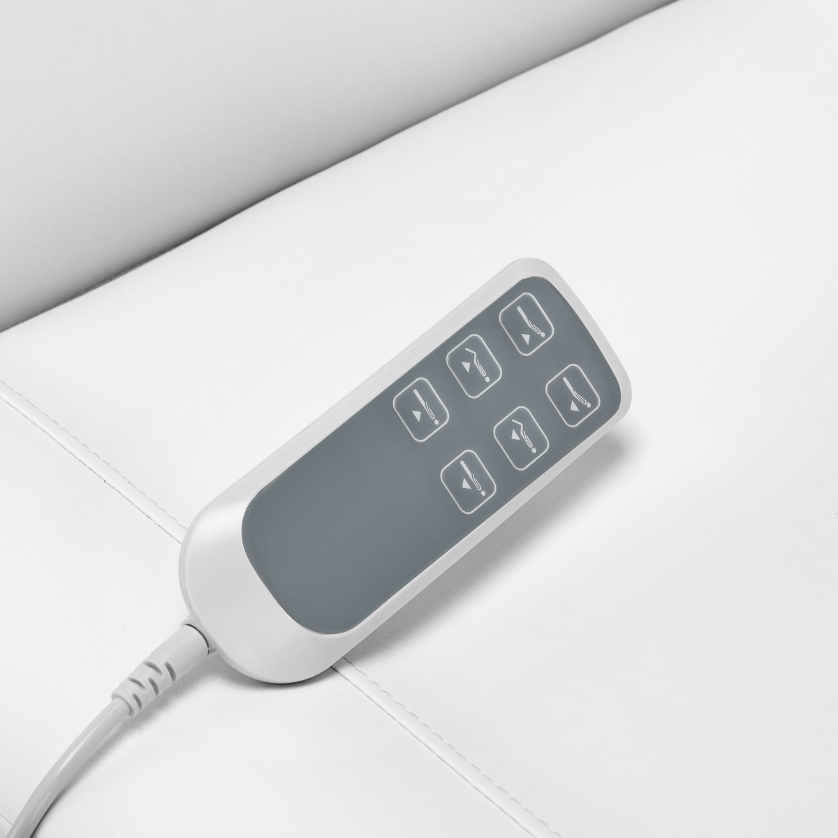 Elektrinė kosmetologinė kėdė SILLON CLASSIC 3 el. varikliai, (balta)