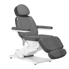 Elektrinė kosmetologinė kėdė SILLON CLASSIC 3 el. varikliai, (pilka)