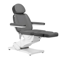 Elektrinė kosmetologinė kėdė SILLON CLASSIC 3 el. varikliai, (pilka)