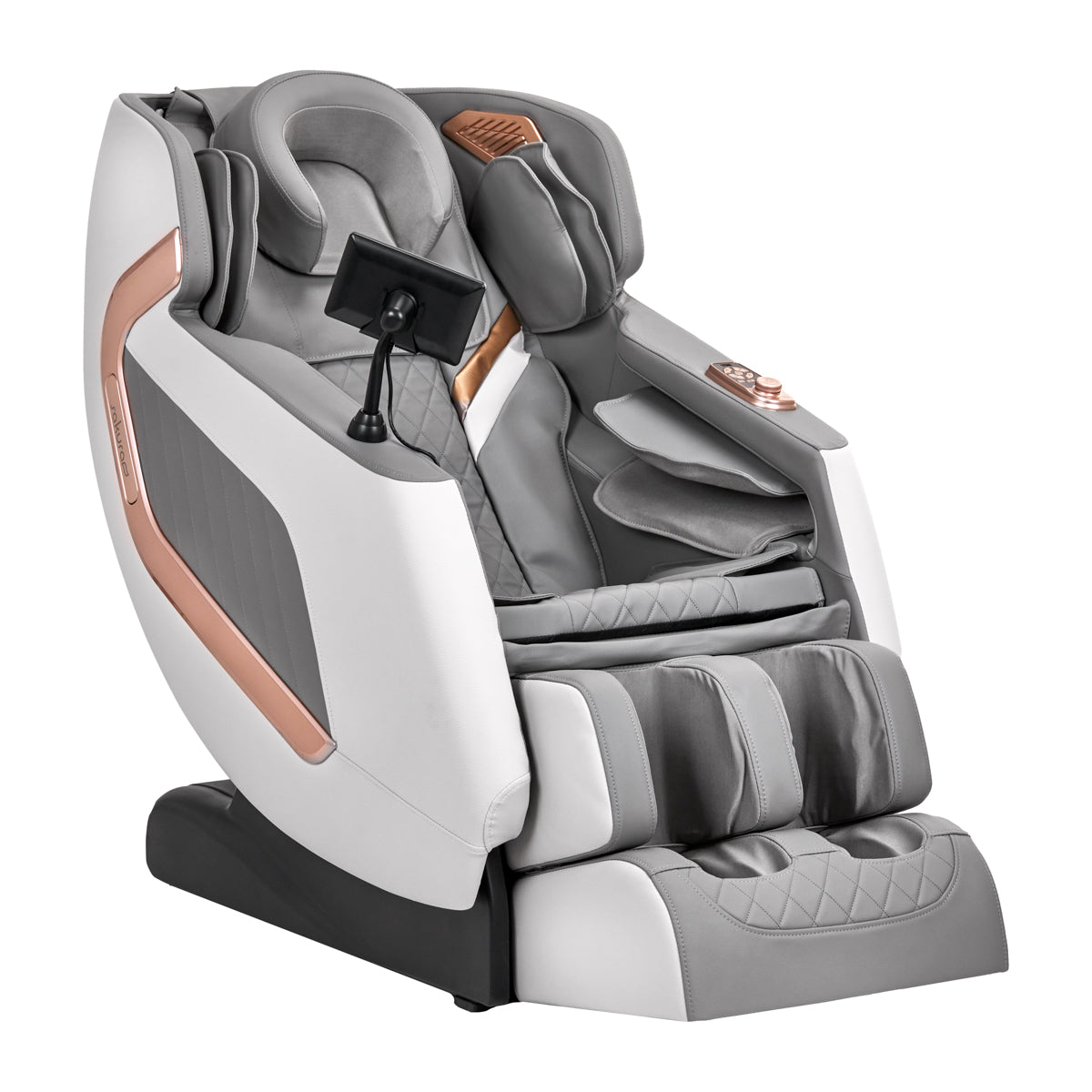 Masažinis fotelis Sakura Classic 802A – baltai pilkas