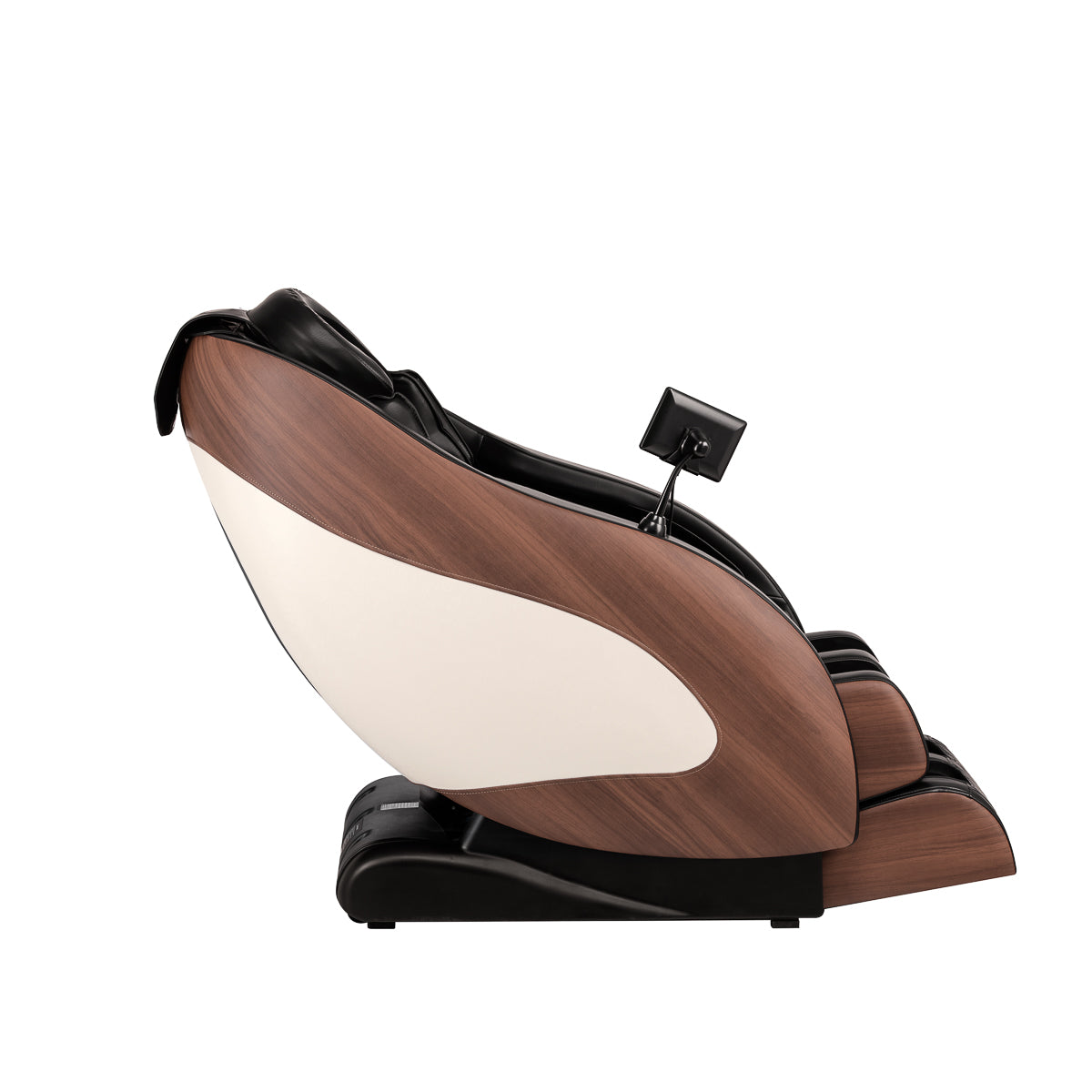 Masažinis fotelis Sakura Classic 305 Wooden Leather – ruda smėlio spalva su medžio imitacija