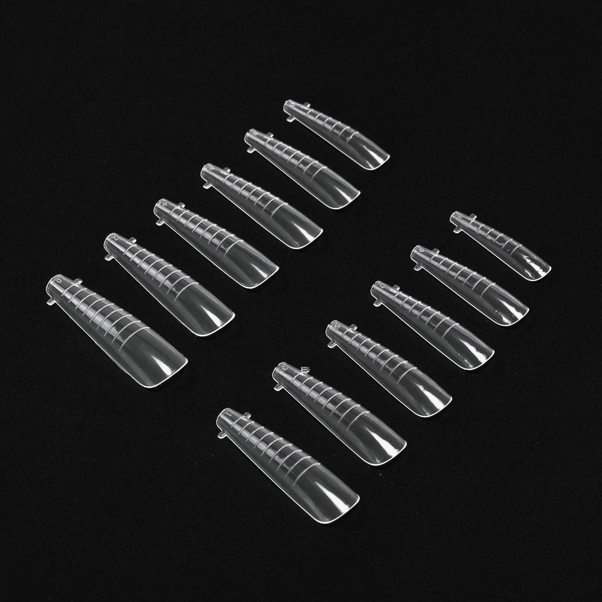 OCHO NAILS viršutinės nagų formelės Ballerina, 120 vnt. – vaizdas 2
