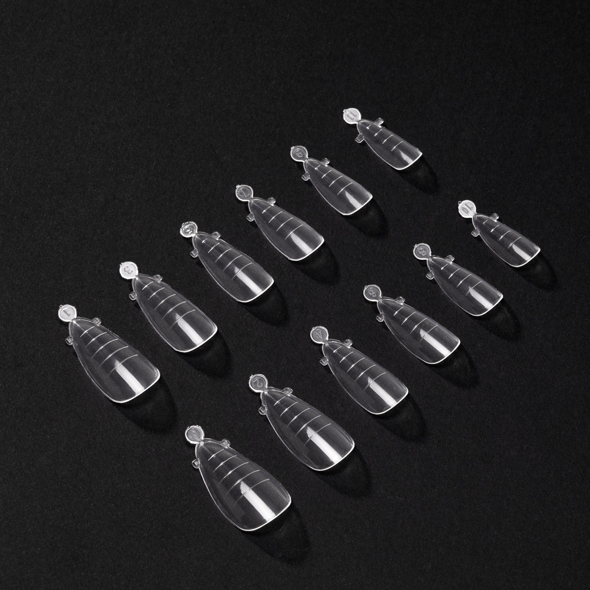 Dvipusės formelės migdolo formos nagų priauginimui OCHO NAILS (120 vnt.)