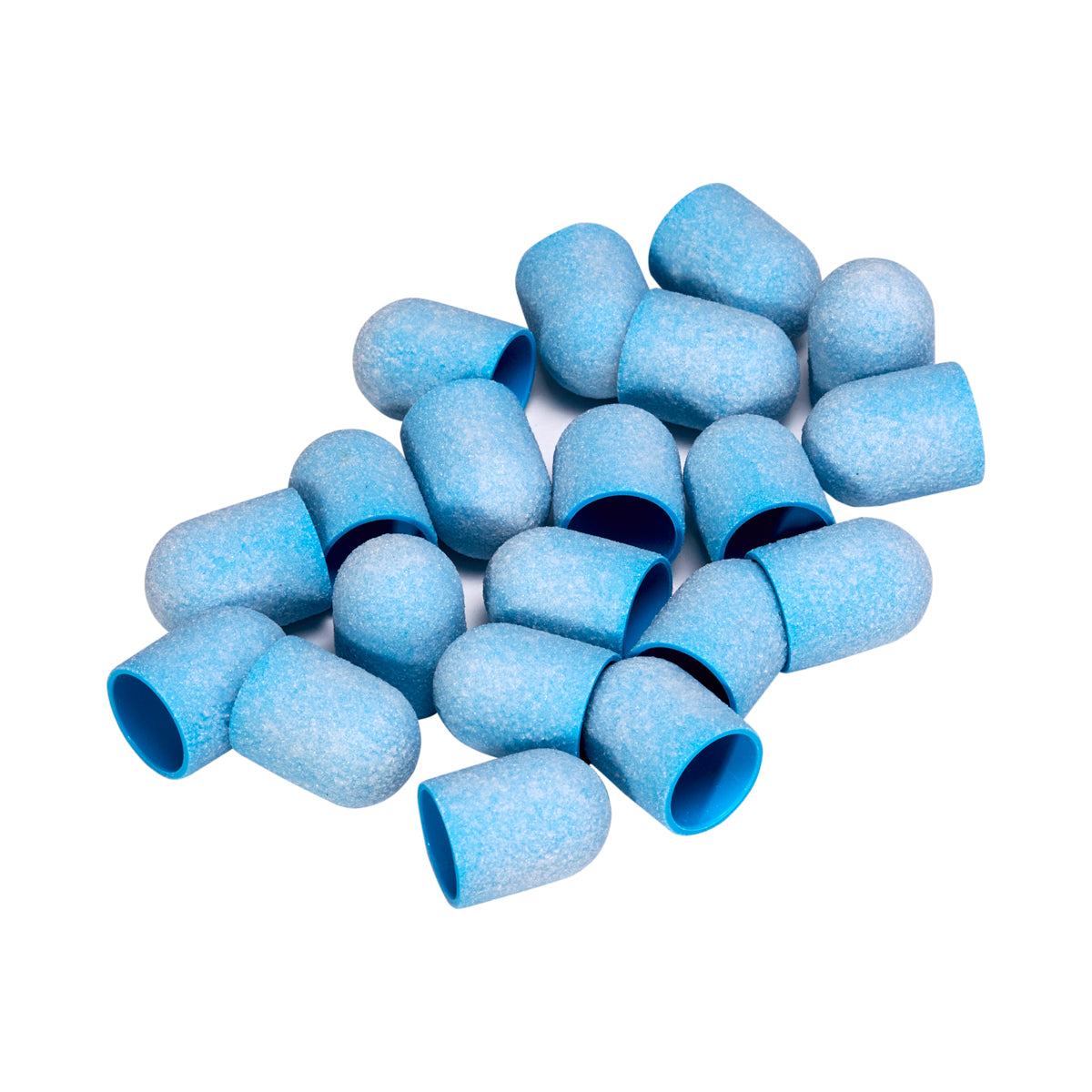 EXO BLUE MED šlifavimo kepurėlės 13mm /150, 20 vnt. Med Cap