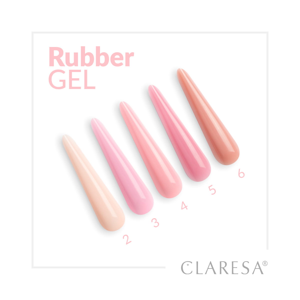 Claresa Rubber building gel 6 45g