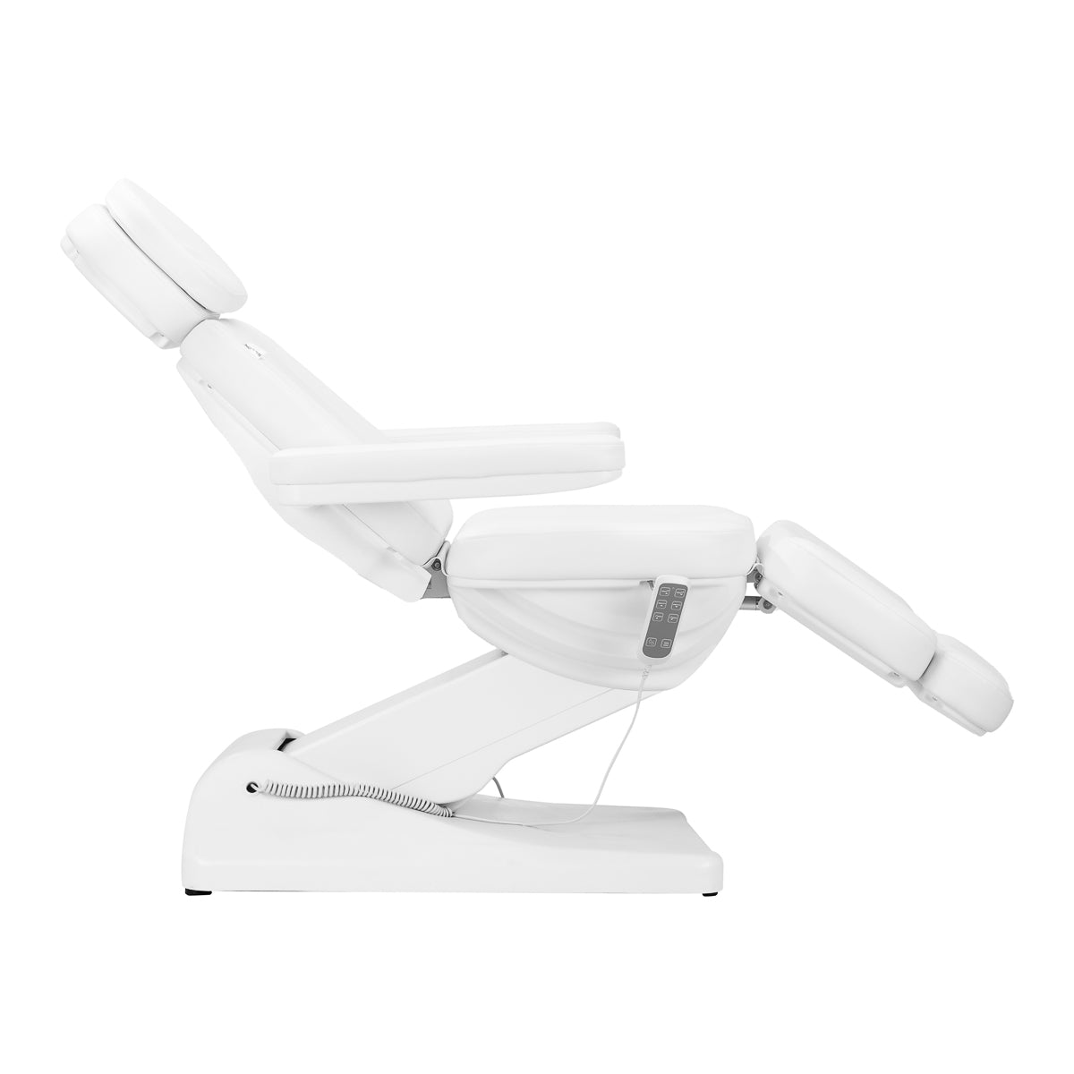 SILLON Luxury 3 elektrinis kosmetologinis gultas, 3 el. varikliai, baltas