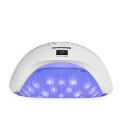 UV LED Lempa OCHO NAILS X13 65W balta su veidrodiniu dugnu