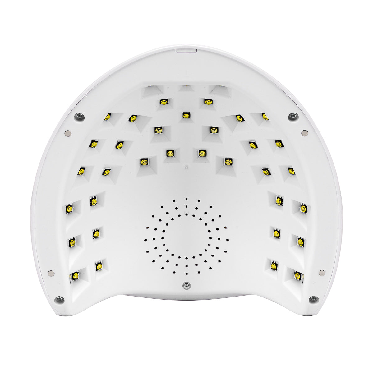 UV LED Lempa OCHO NAILS X13 65W balta su veidrodiniu dugnu