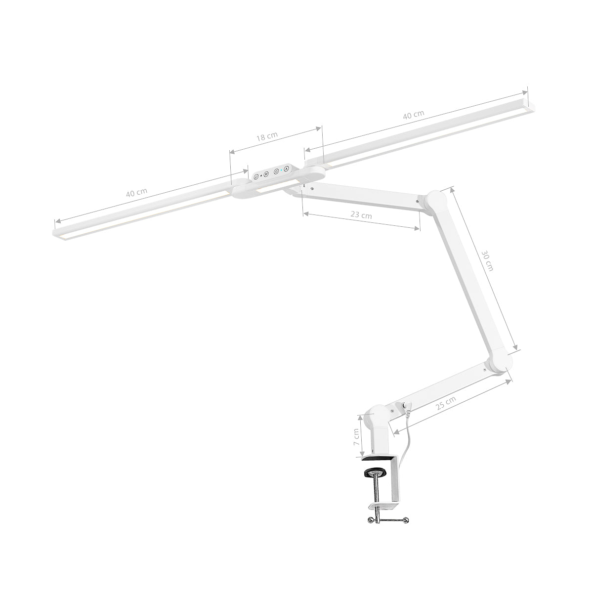 Glow L04 tabletop treatment lamp white