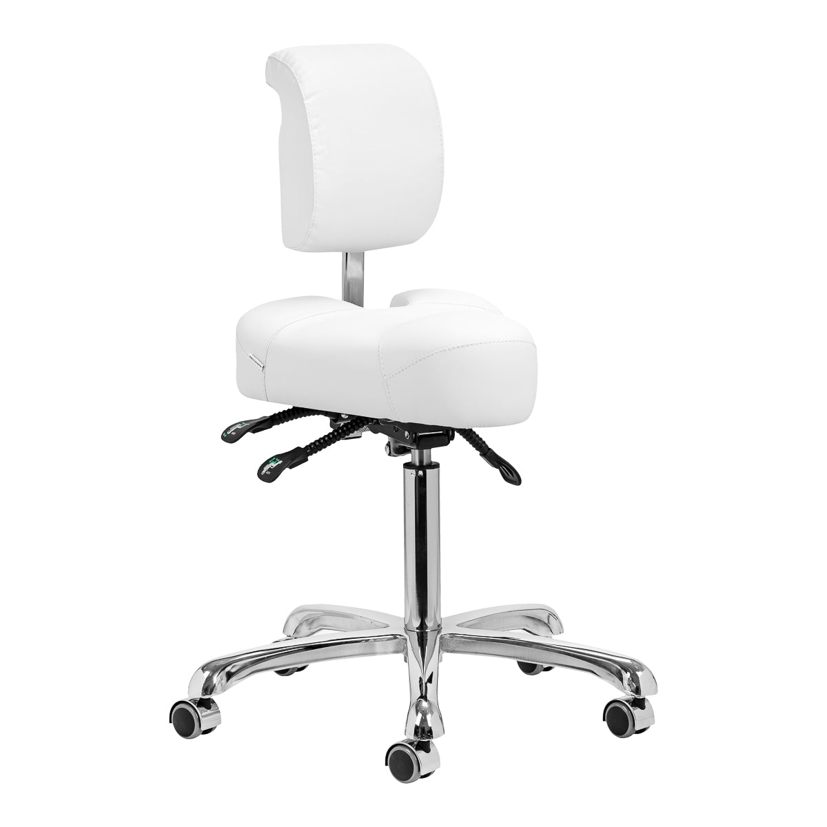 Giovanni 1005 podologinė meistro kėdutė, balta